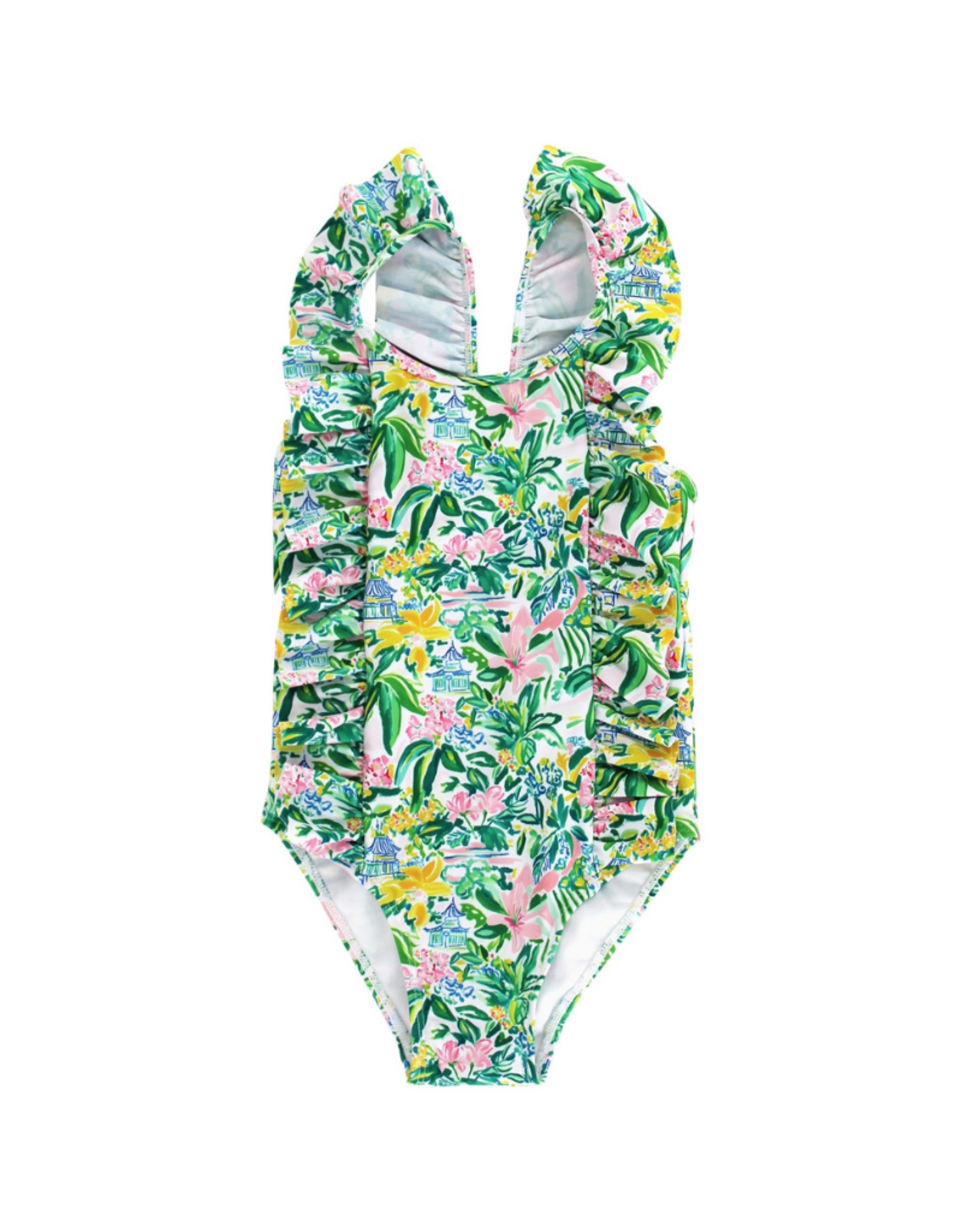 The Bailey Boys Girls Spandex Swimsuit, Pagoda Gardens