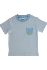 The Bailey Boys Golf, Boy Pocket Tee, Blue