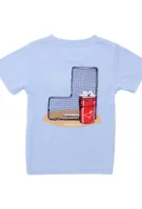 Properly Tied Performance Tee Baseball Bucket, Light Blue