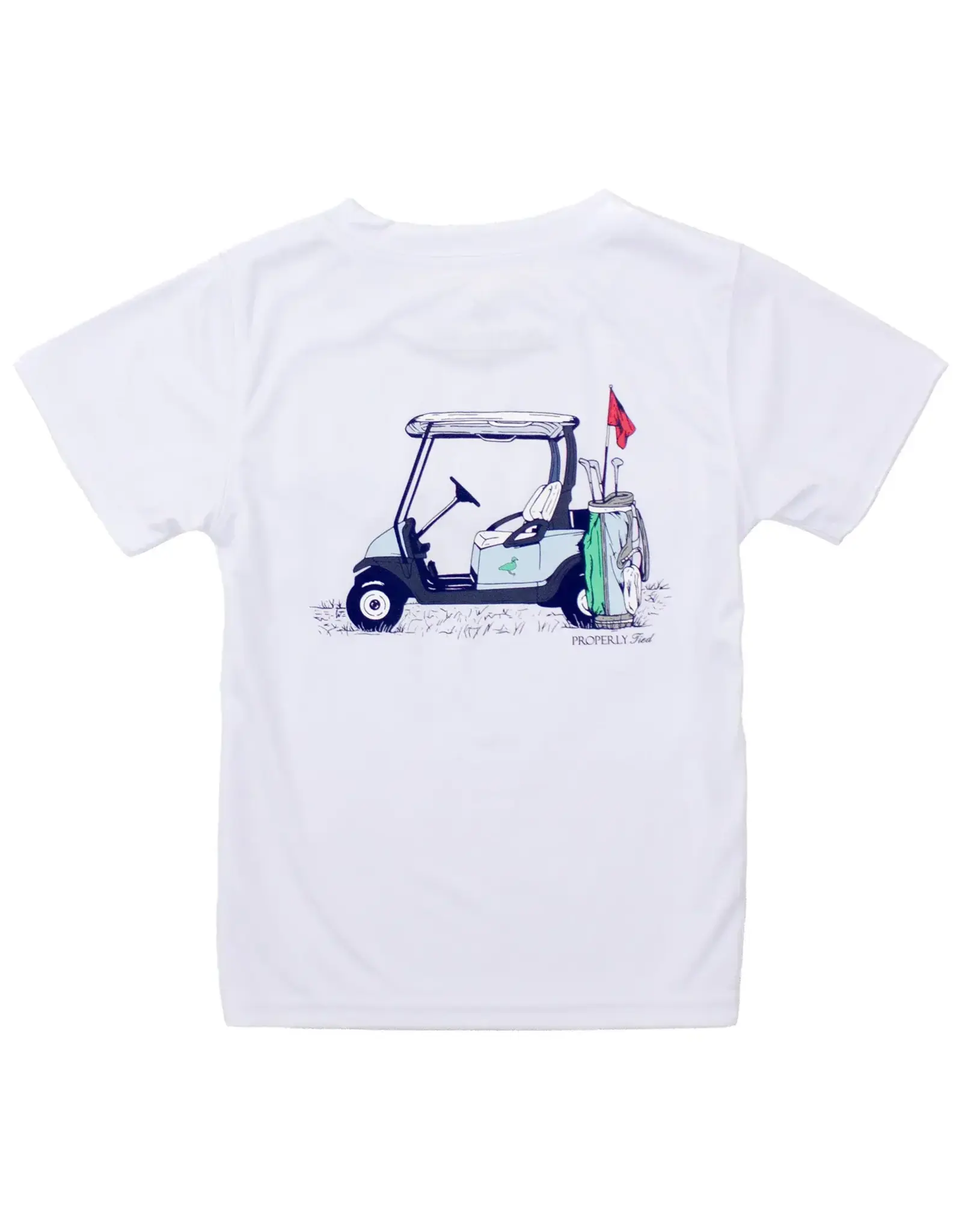 Properly Tied Performance Tee Country Club, White