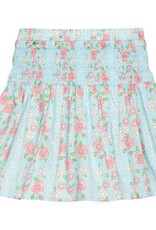 Bisby Smocked Waist Skirt, Meadow Marguerite Floral