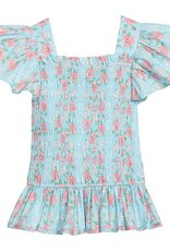 Bisby India Top, Meadow Marguerite Floral