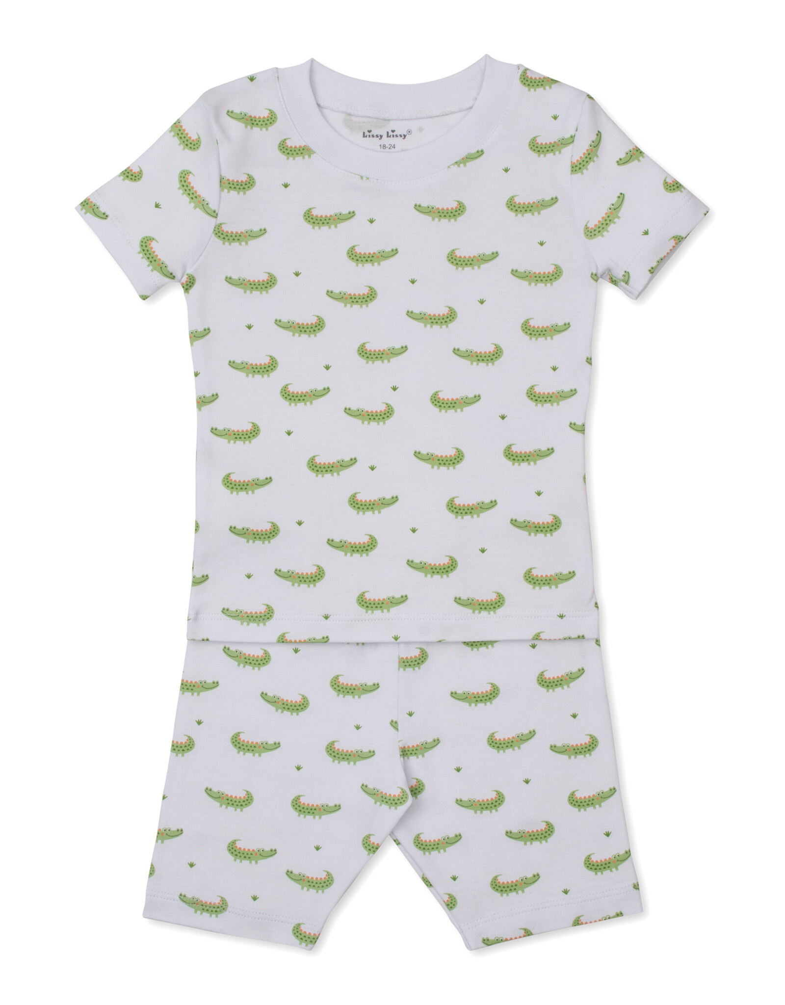 Kissy Kissy Crocodile Camp Short PJ Set
