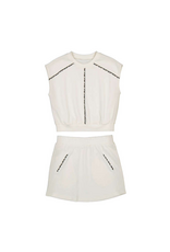 Mayoral Bone Skirt Set