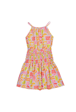 Mayoral Sleeveless Printed Dress, Lilac