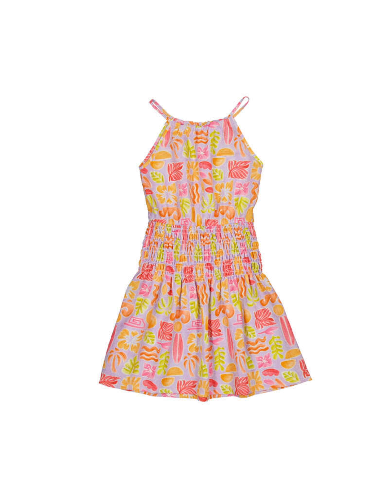 Mayoral Sleeveless Printed Dress, Lilac