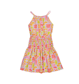 Mayoral Sleeveless Printed Dress, Lilac