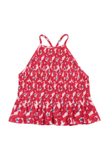 Mayoral Printed Knit Top, Cherry