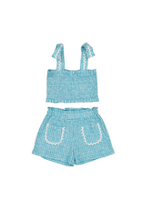 Mayoral Pacific Gingham Short Set