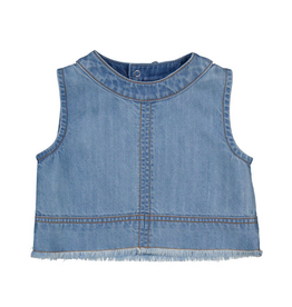 Mayoral Denim Sleeveless Top