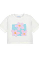 Mayoral White Lila SS Tshirt