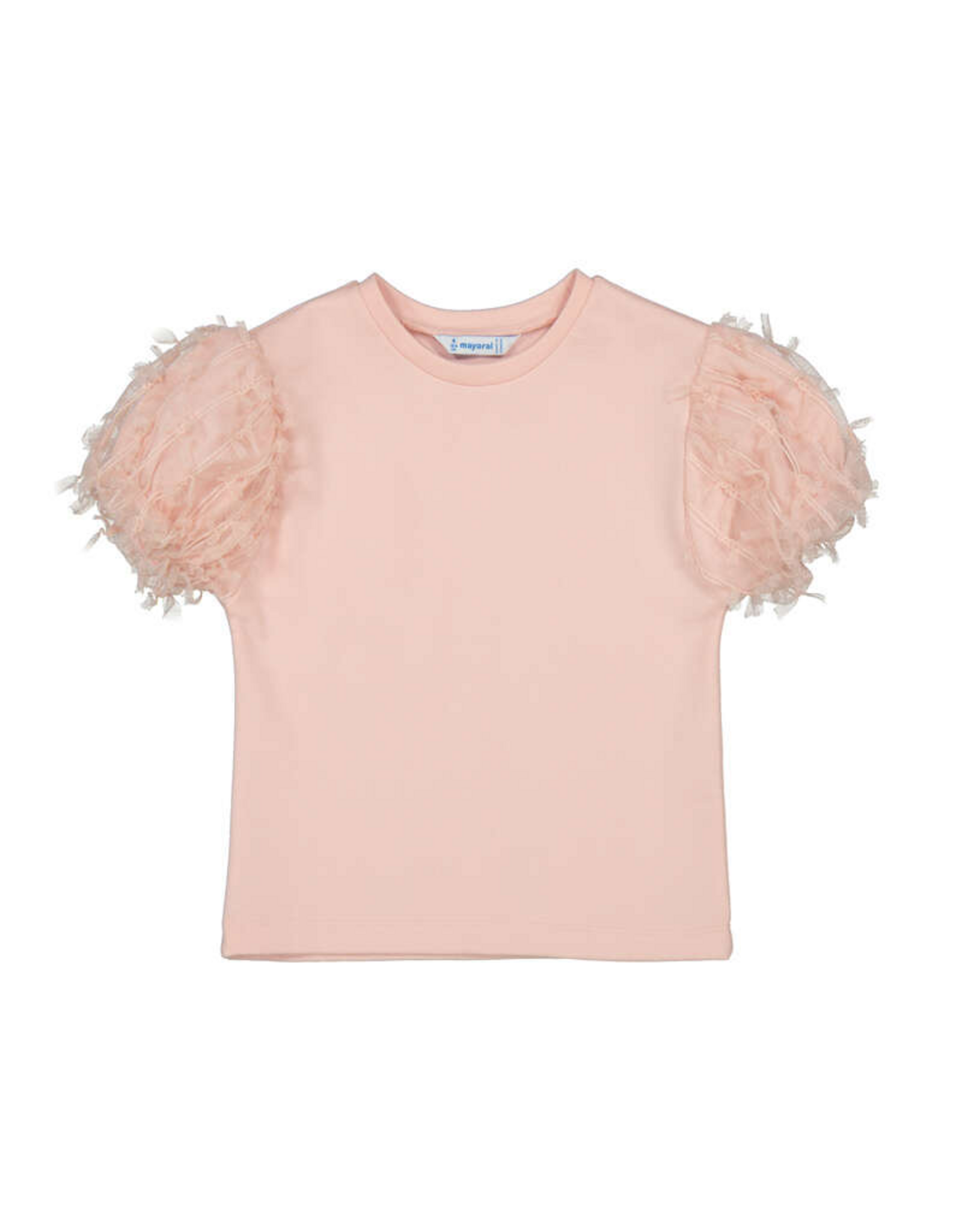 Mayoral Tulle SS Shirt, Blossom