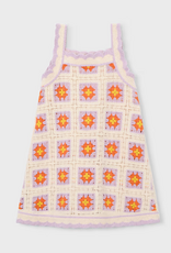 Mayoral Crochet Dress, Bone