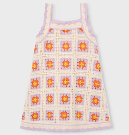 Mayoral Crochet Dress, Bone