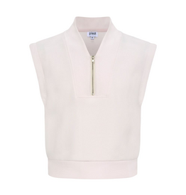 Pleat Hillary Top, Light Pink Cozy