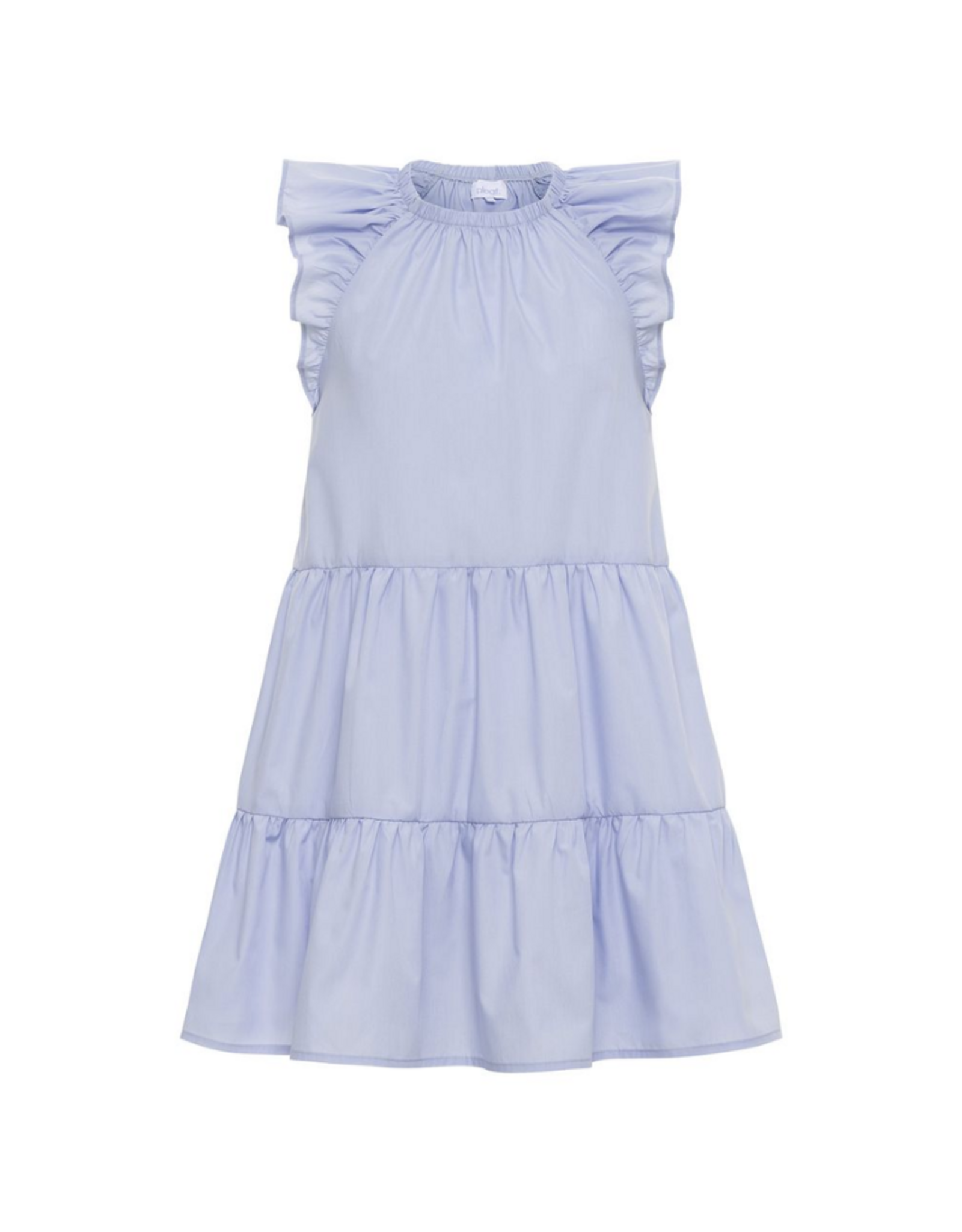 Pleat Layla Dress, Pastel Blue