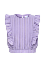 Pleat Rowan Top, Purple/Gold