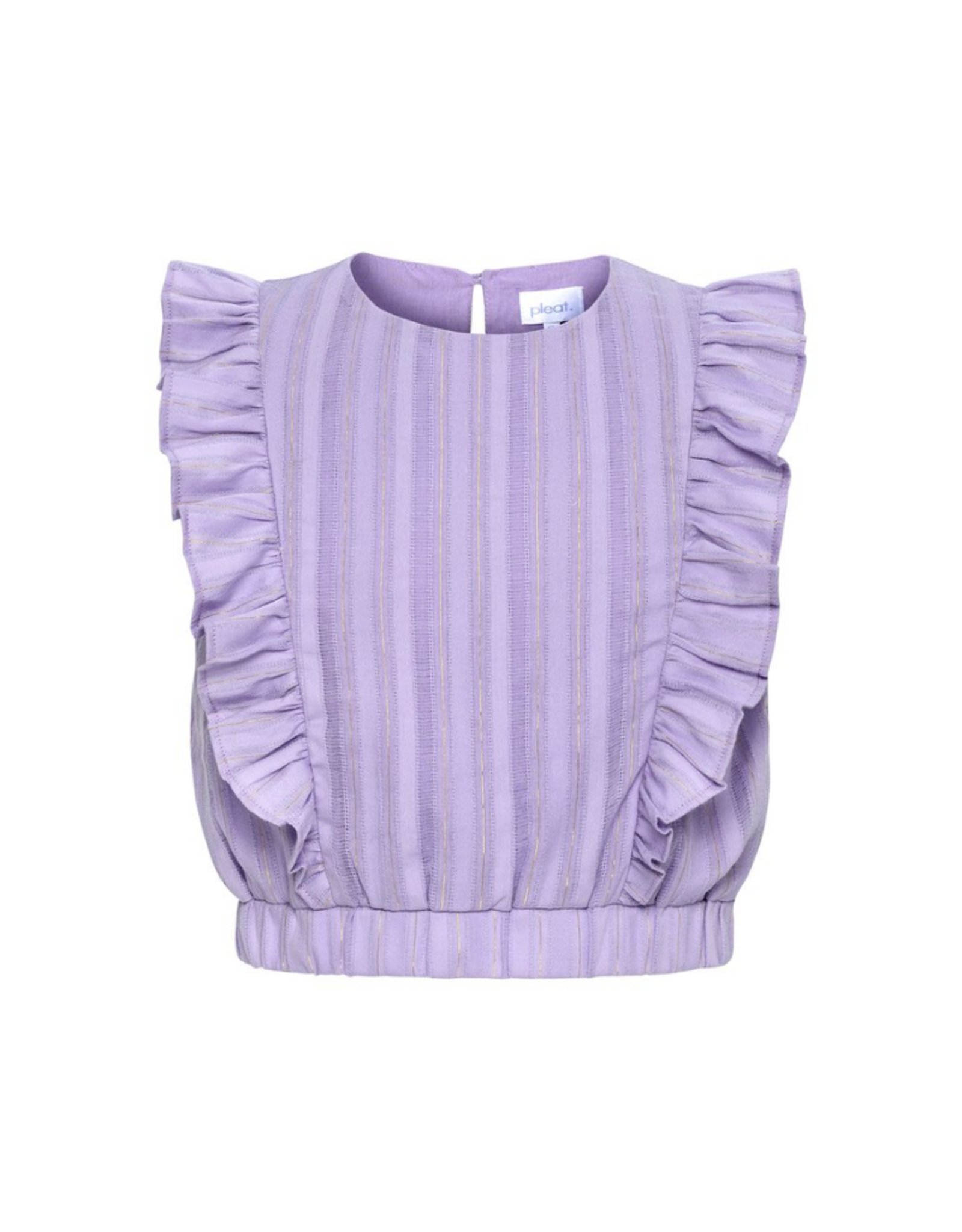 Pleat Rowan Top, Purple/Gold
