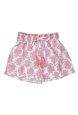 Joyous and Free Pink Print Smock Shorts