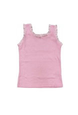 Joyous and Free Pink Lace Tank