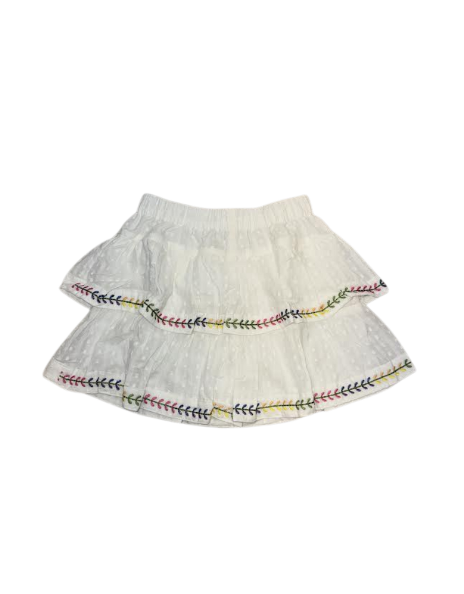 Joyous and Free Del Mar Skort, White Swiss Dot