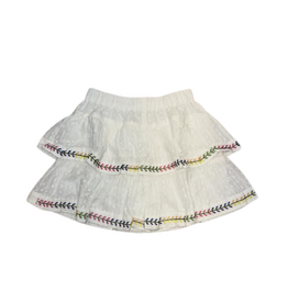 Joyous and Free Del Mar Skort, White Swiss Dot