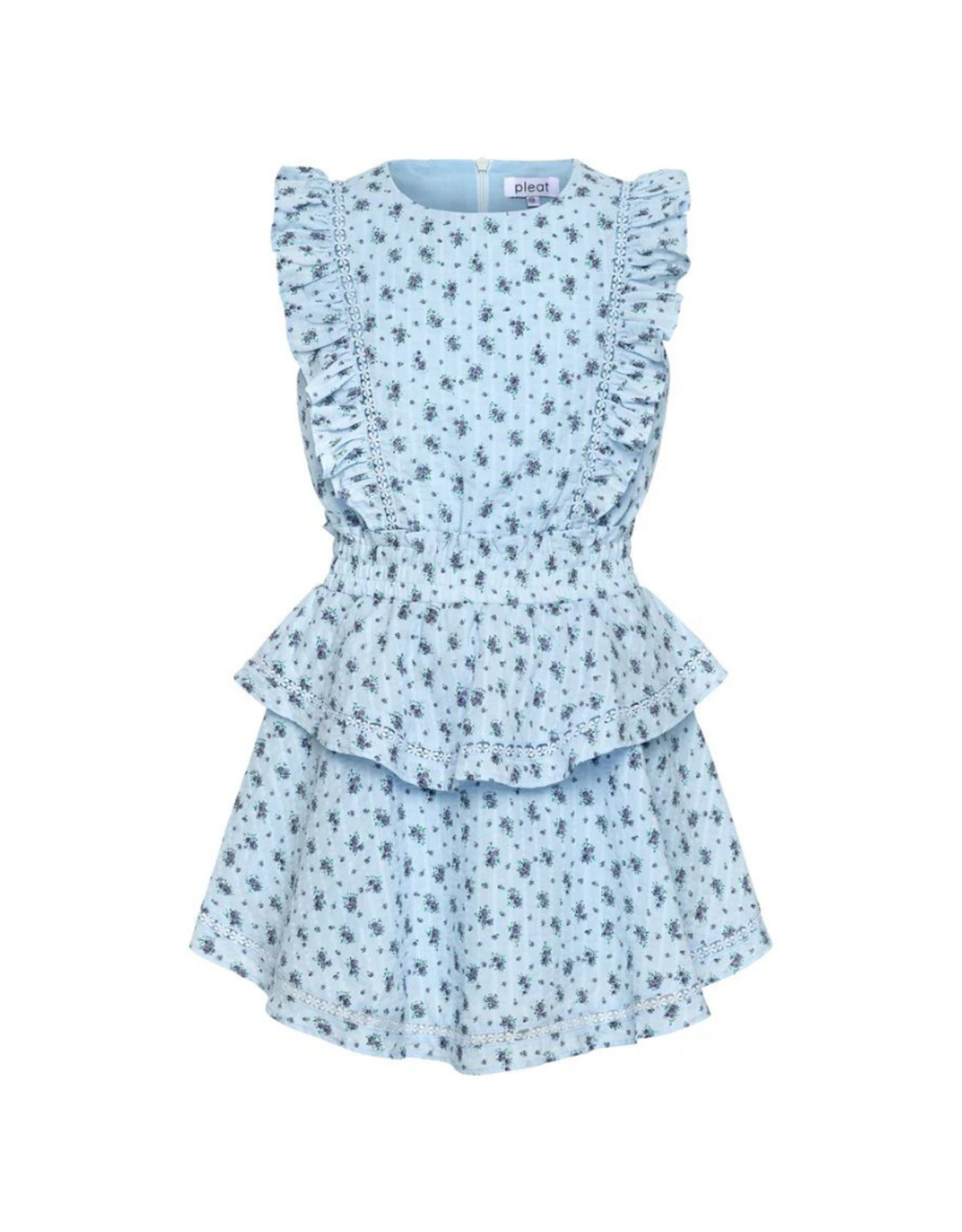 Pleat Gigi Dress, Boho Blooms