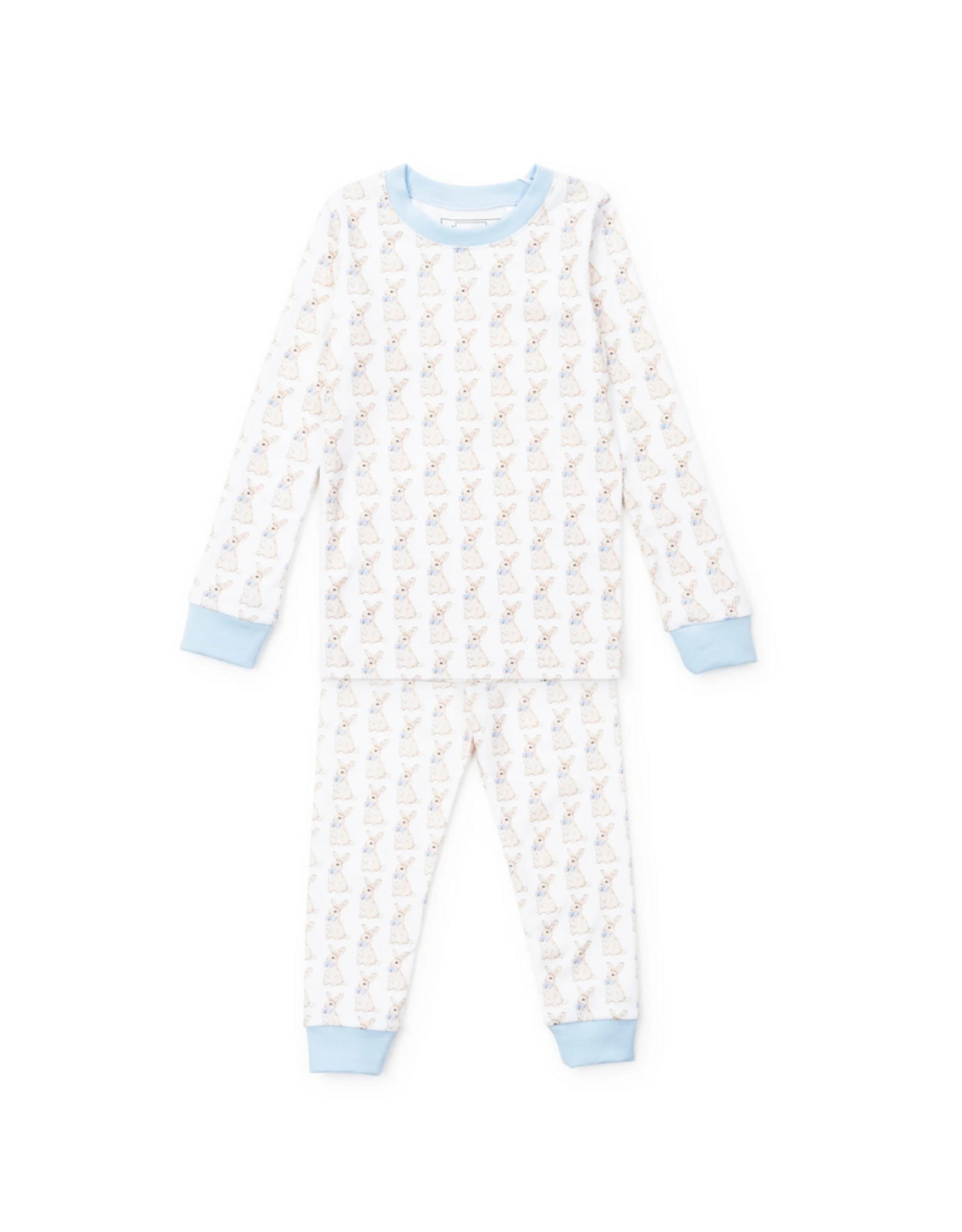 Lila + Hayes Blue Easter Bunnies PJ Set