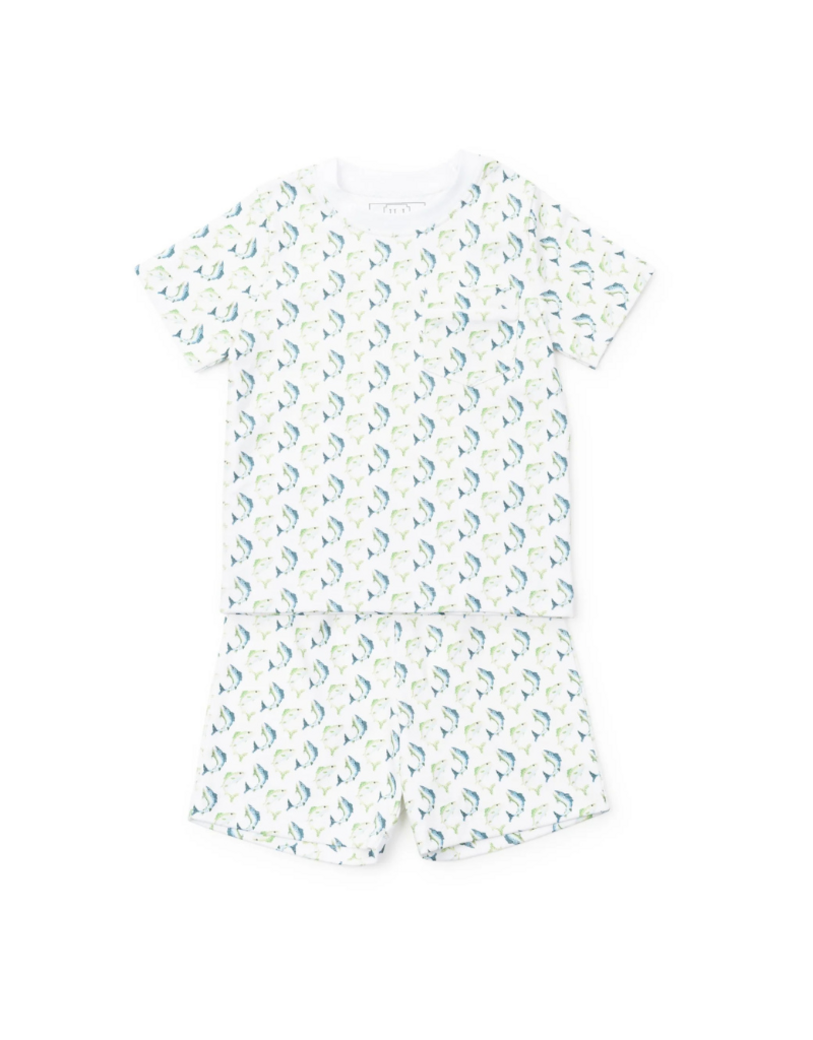 Lila + Hayes Charles Short Set, Jumping Trout