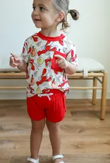 Southern Slumber Crawfish Boil Bamboo Varsity Short Set