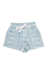 SouthBound Swim Shorts, Coral Swordfish