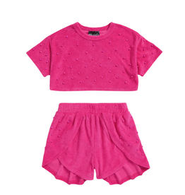 Ava & Yelly Fucshia  2 pc Swim Coverup