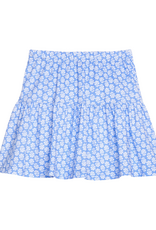 Bisby Sally Skirt, Perwinkle Block Print