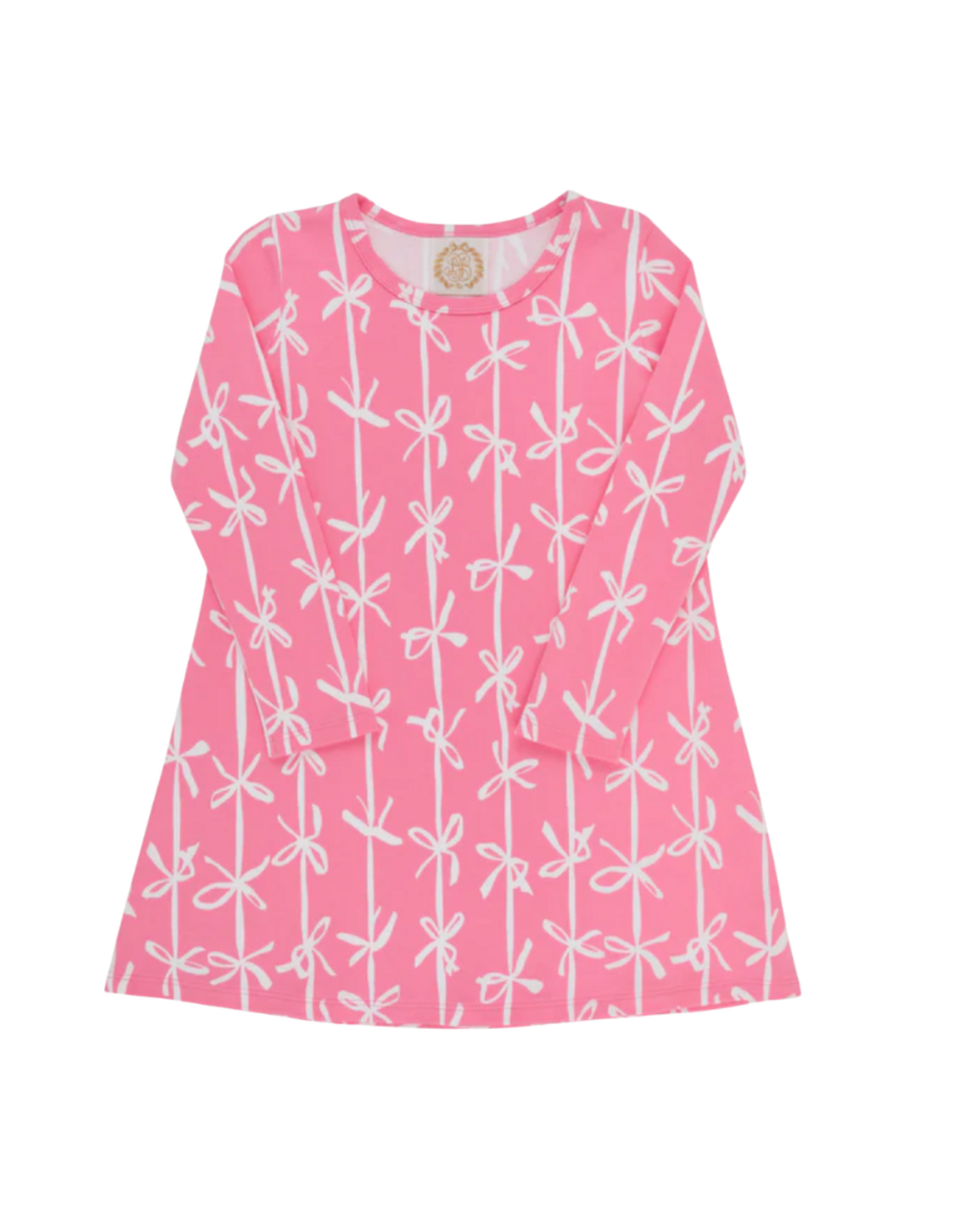 The Beaufort Bonnet Company Polly Play Dress LS, Braselton Bows