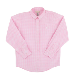 The Beaufort Bonnet Company Deans List Dress Shirt, Pink Greenbrier Gingham