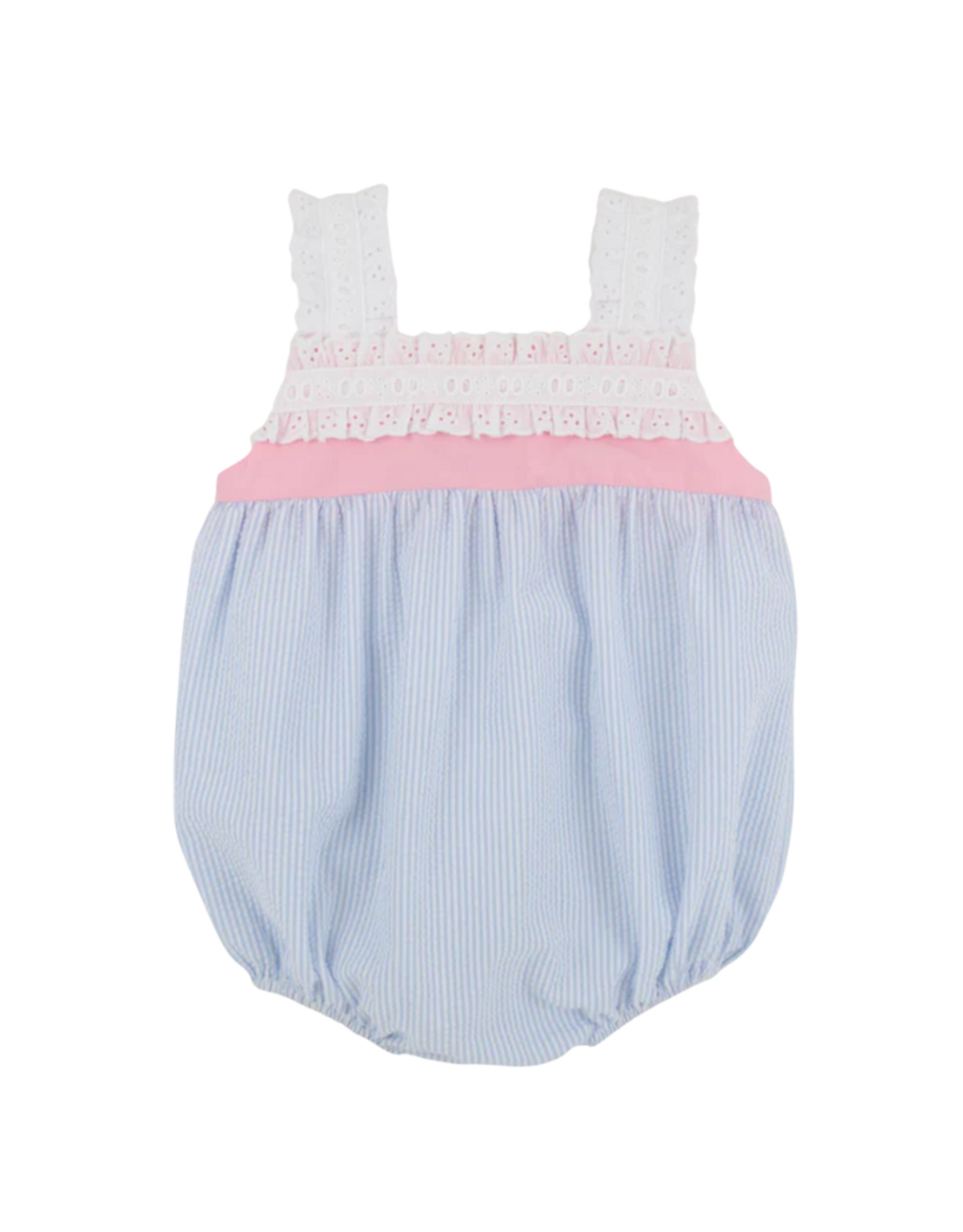 The Beaufort Bonnet Company Babs Bubble, Breakers Blue Seersucker