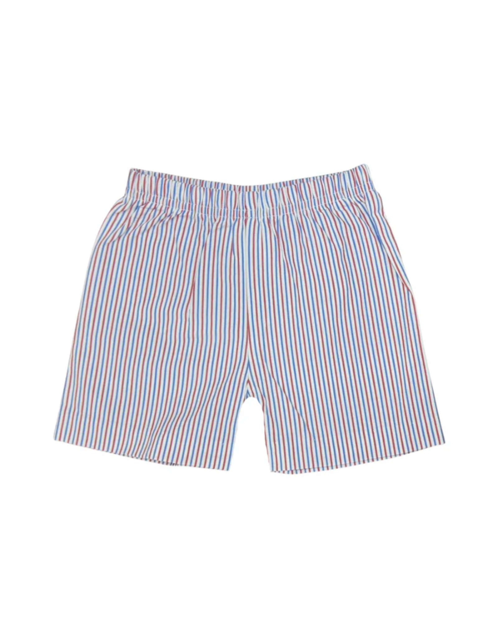 Zuccini Leo Patriotic Stripe Searsucker Shorts