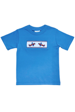 Zuccini Harry's Play Tee Airplane Periwinkle Knit