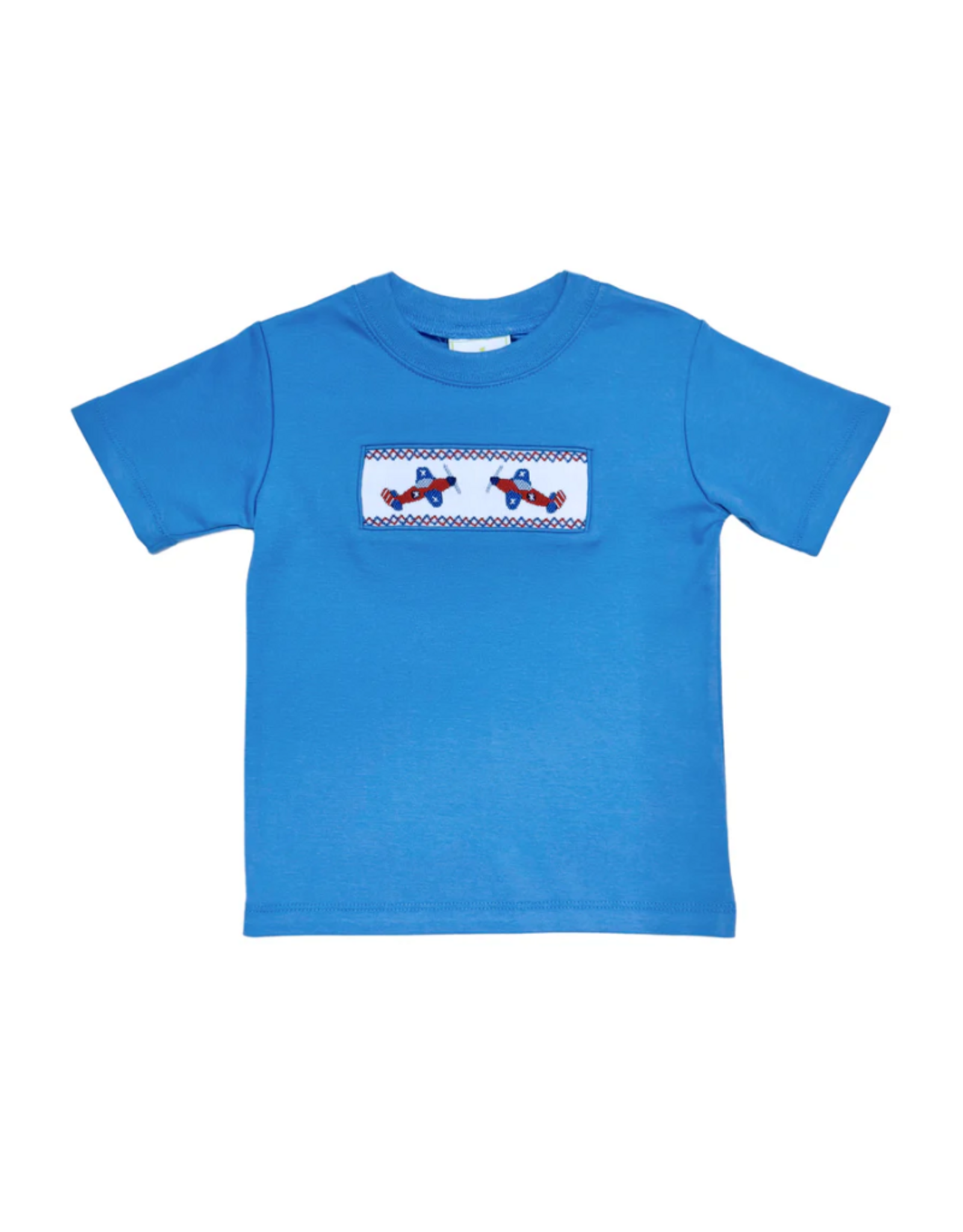 Zuccini Harry's Play Tee Airplane Periwinkle Knit