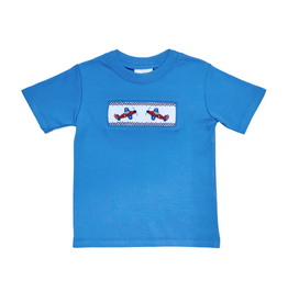 Zuccini Harry's Play Tee Airplane Periwinkle Knit