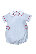 Zuccini Peter Airplane Bubble, Lt Blue Stripe