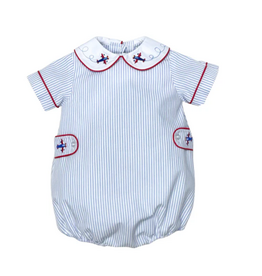 Zuccini Peter Airplane Bubble, Lt Blue Stripe