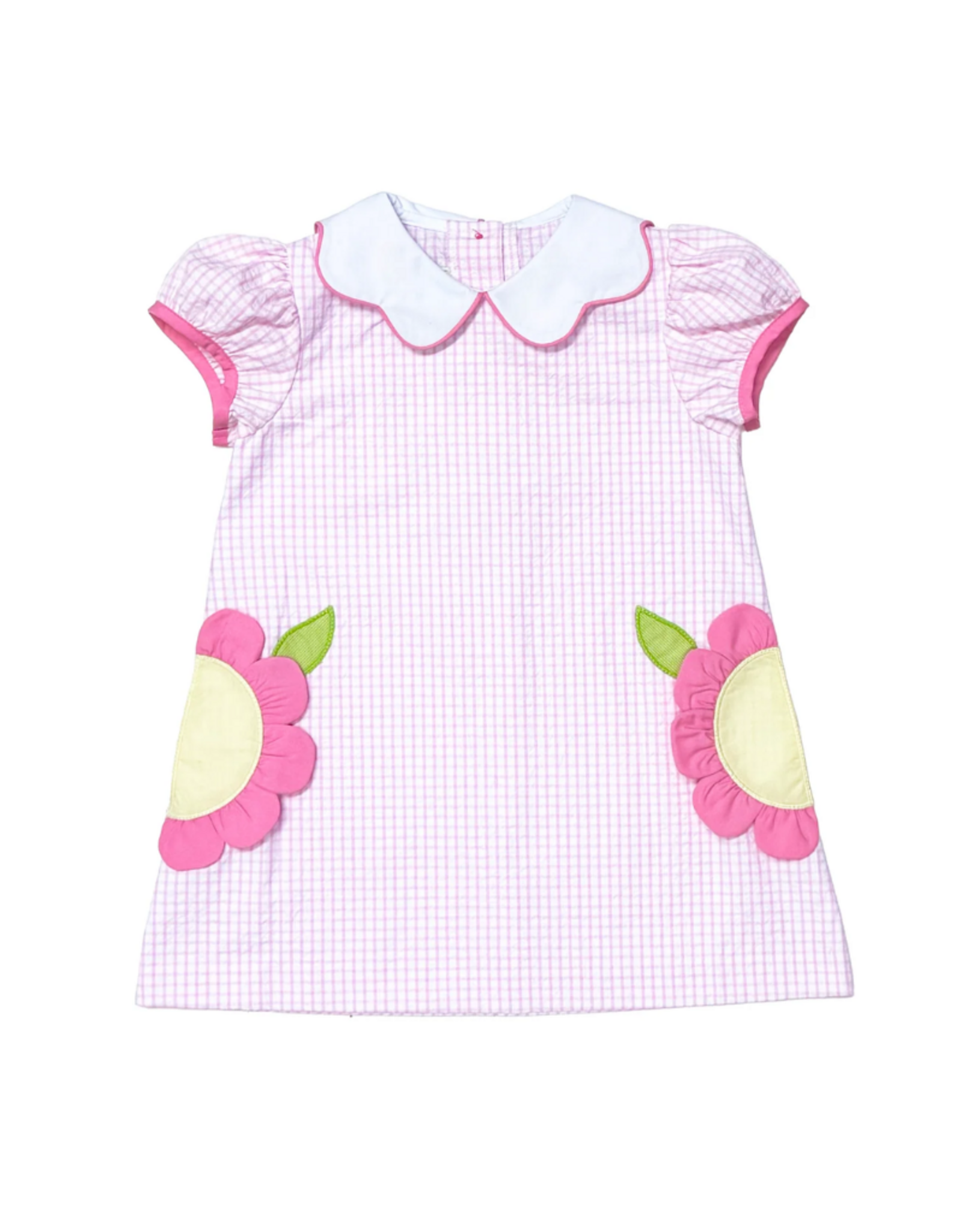 Zuccini Bryar Flower Pockets Dress, Popsicle Windowpane