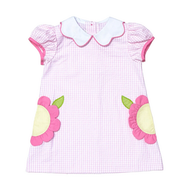 Zuccini Bryar Flower Pockets Dress, Popsicle Windowpane