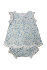 Banana Split May Flowers Bloomer Set w/ Lace