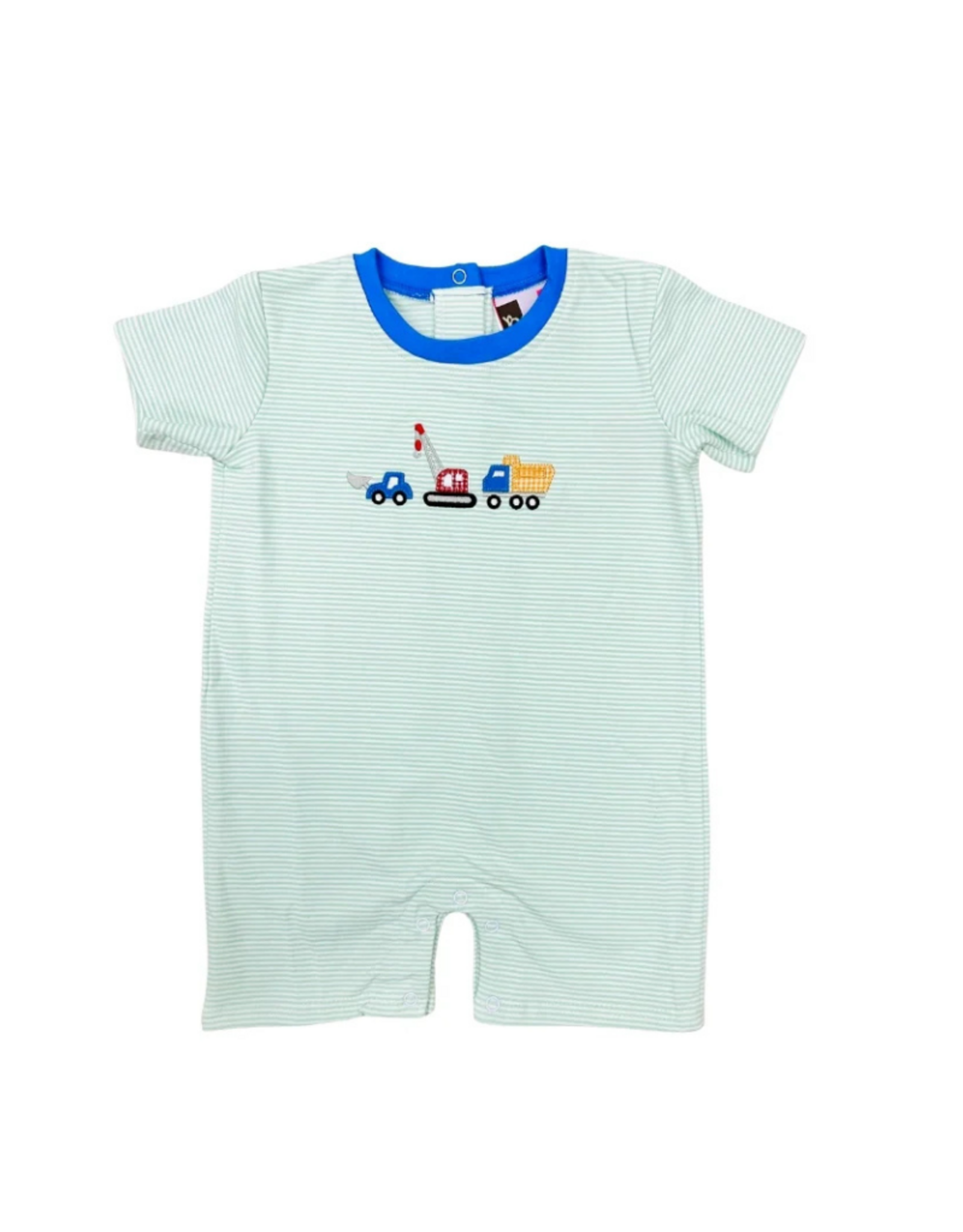 Banana Split Construction Romper