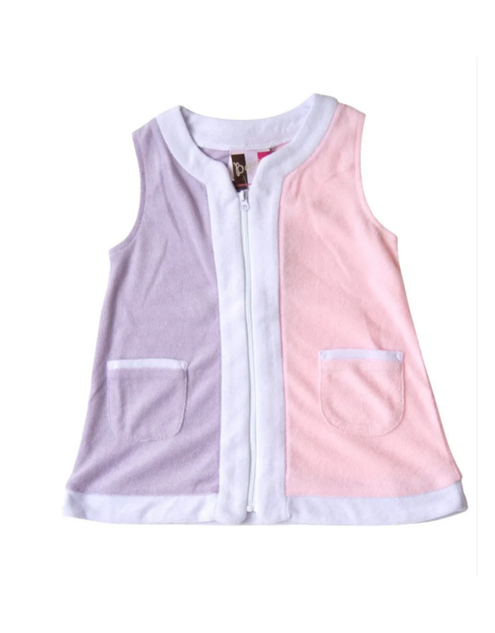 Banana Split Colorblock Terry Coverup