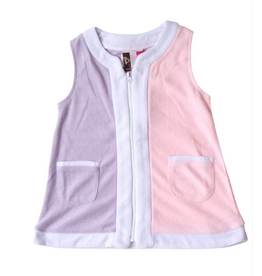 Banana Split Colorblock Terry Coverup