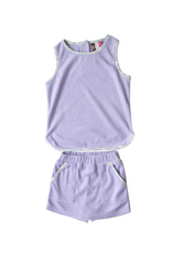 Banana Split Quinn Terry Skort Set- Lavender