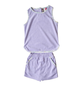 Banana Split Quinn Terry Skort Set- Lavender